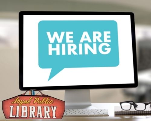 Help Wanted: Permanent Part-Time Library Assistant