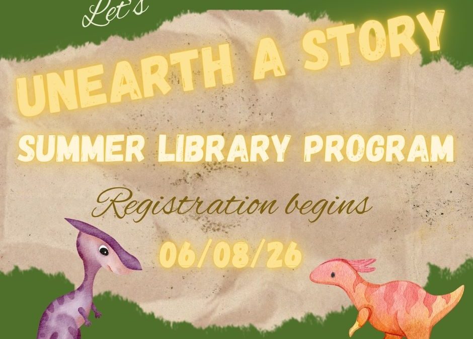 Summer Library Program June 8 – July 30
